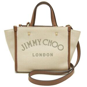 JIMMY CHOO Brown Tote Bag
